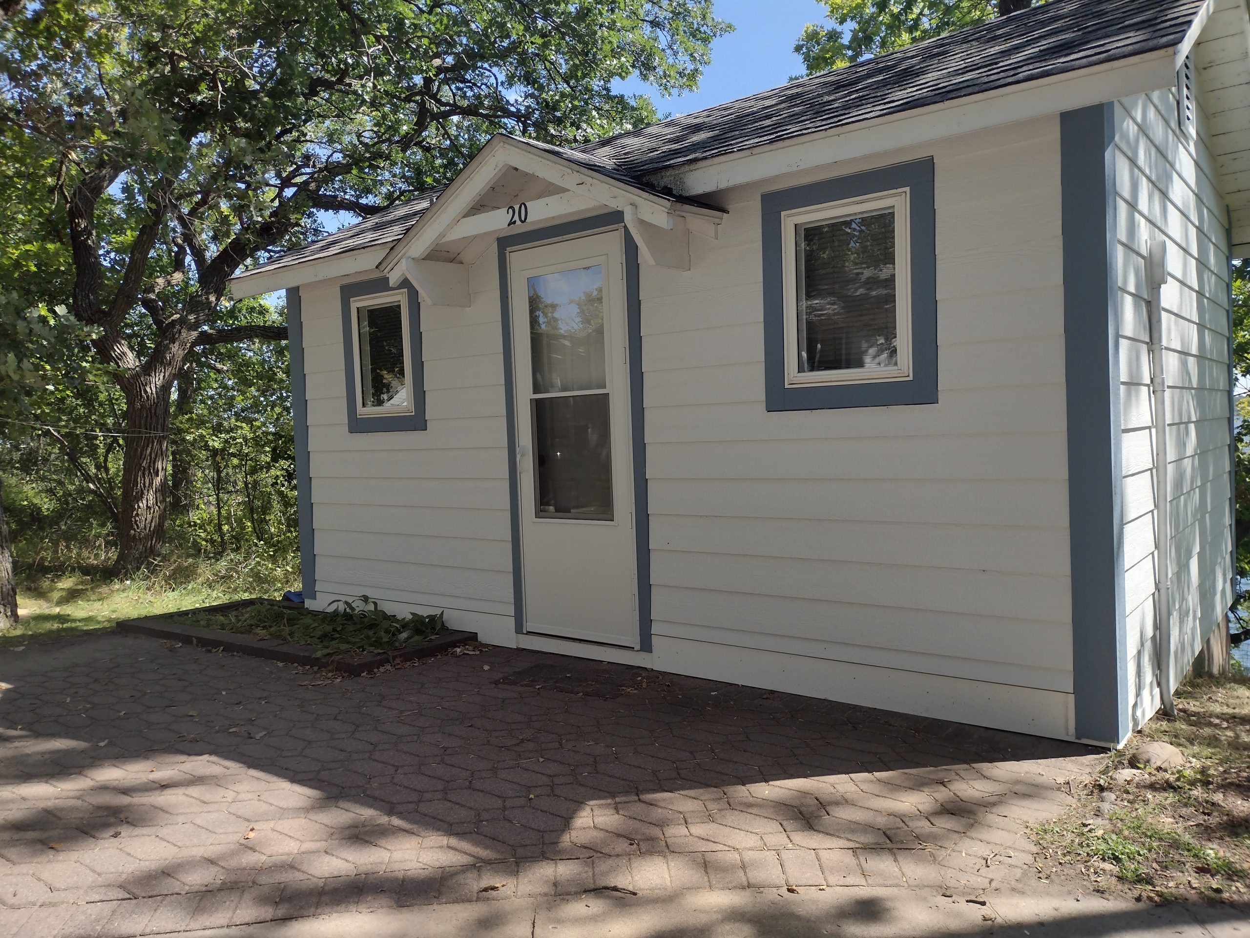 Cabin siding project — completed