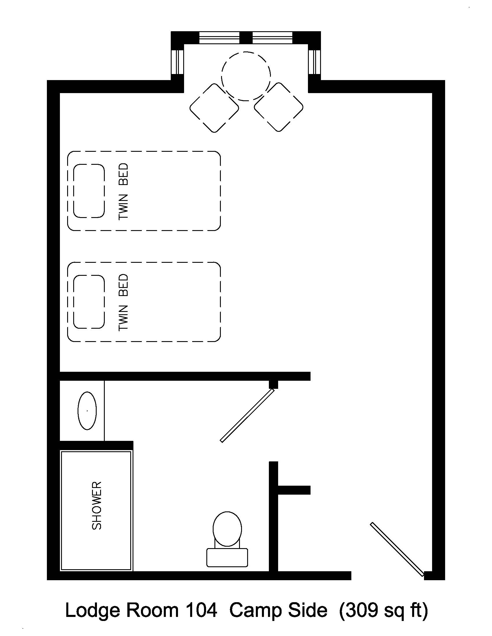 Room 104 – Layout