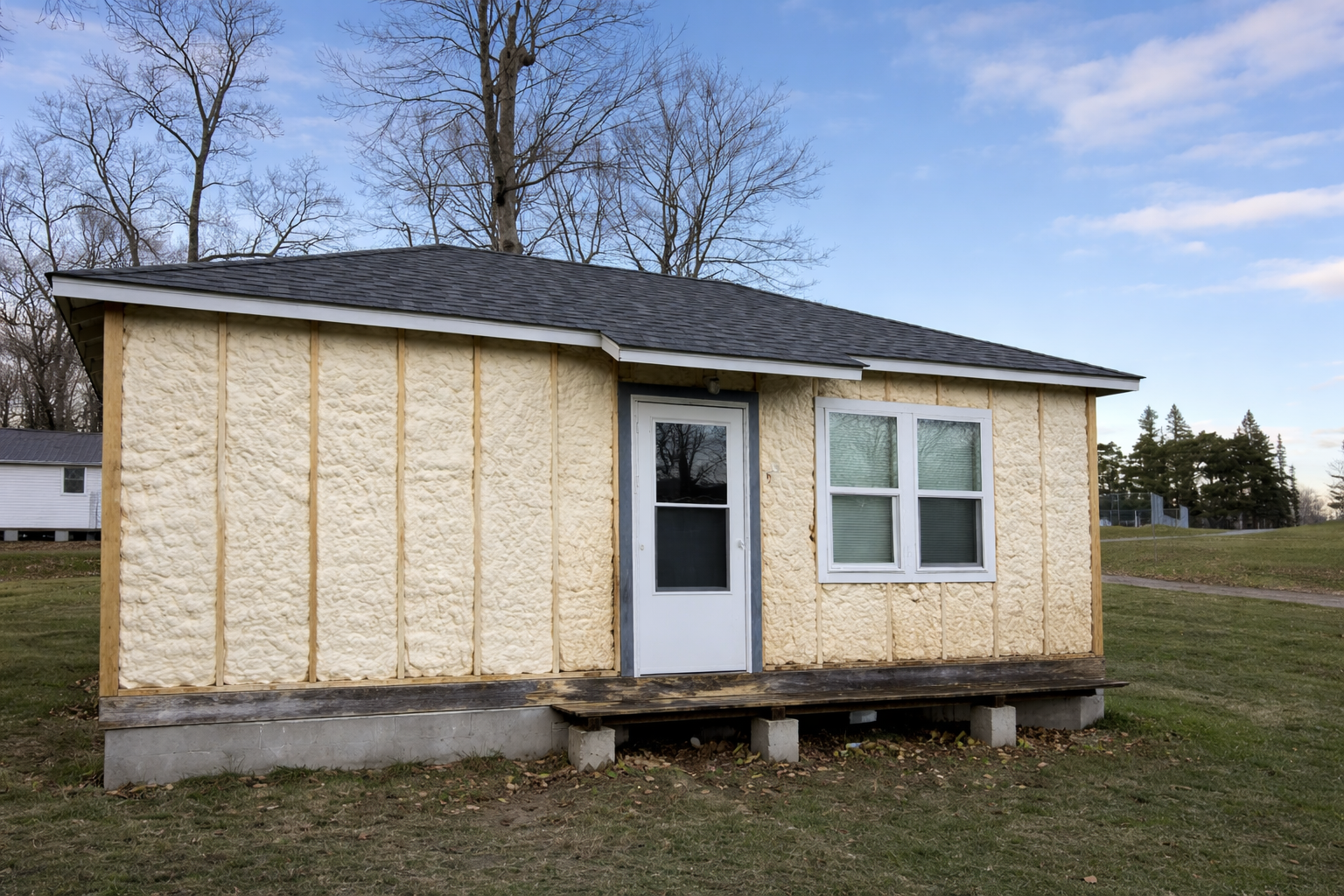 West end cabin — rendering after full upgrade